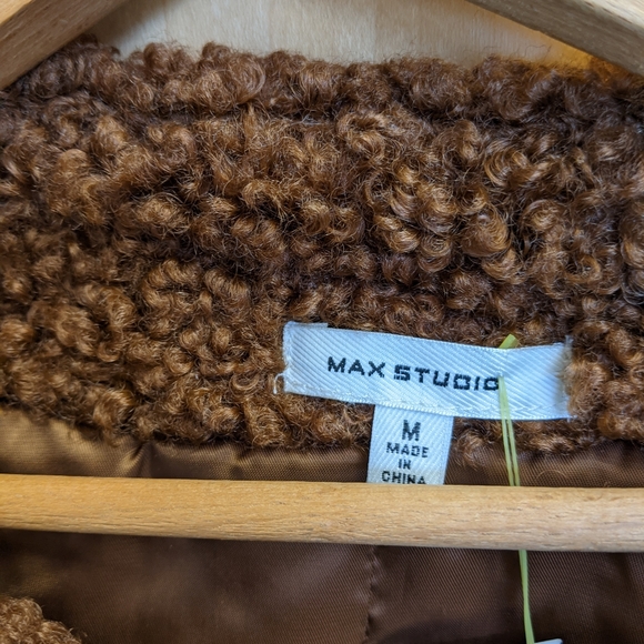 Max studio curly faux fur jacket - Picture 6 of 6